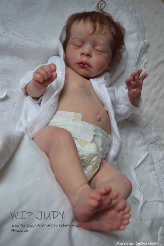 Джуди рождается. Кукла реборн Анны Морозовой (фото 5)