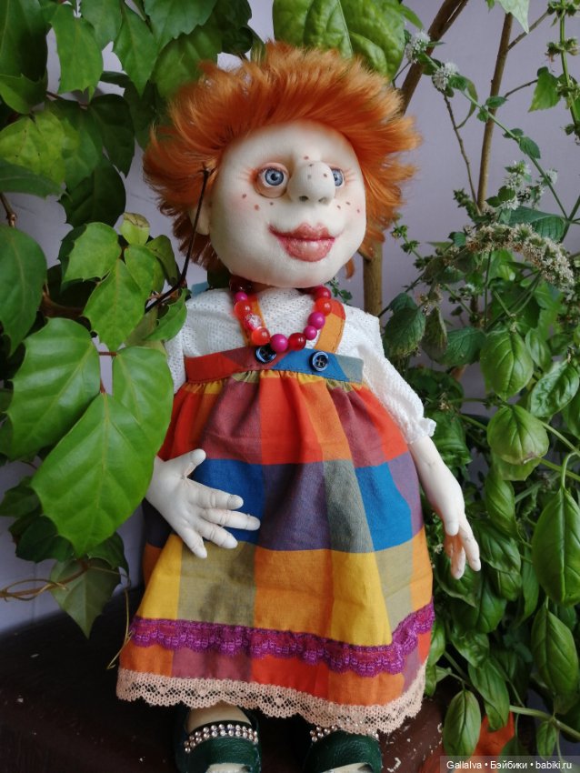 Апатамушта и К ч 17 — Куклы из капрона и чулочной техники: авторские игрушки (фото 2)