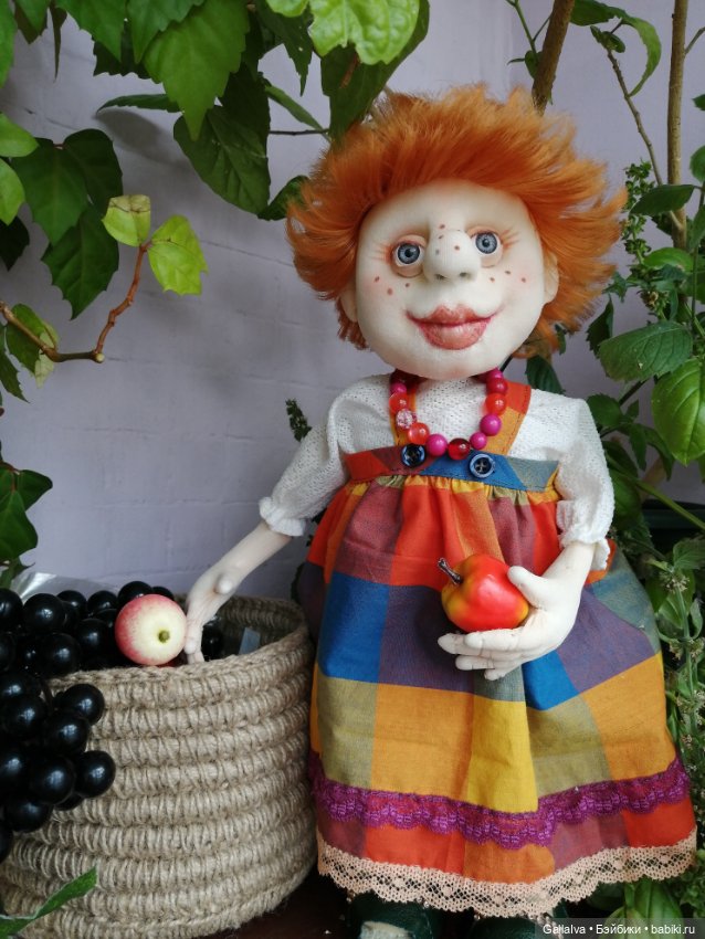 Апатамушта и К ч 17 — Куклы из капрона и чулочной техники: авторские игрушки (фото 5)