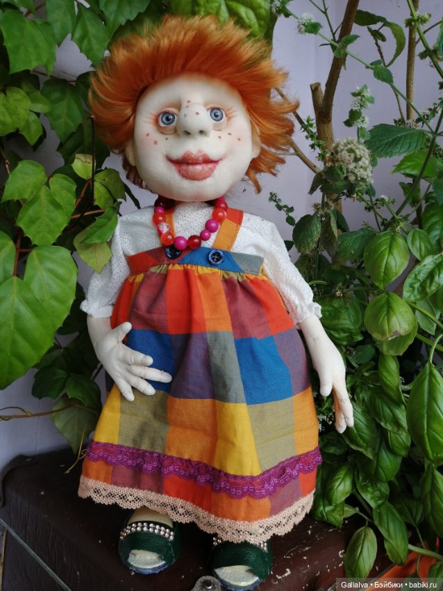 Апатамушта и К ч 17 — Куклы из капрона и чулочной техники: авторские игрушки