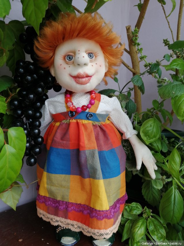 Апатамушта и К ч 17 — Куклы из капрона и чулочной техники: авторские игрушки (фото 4)