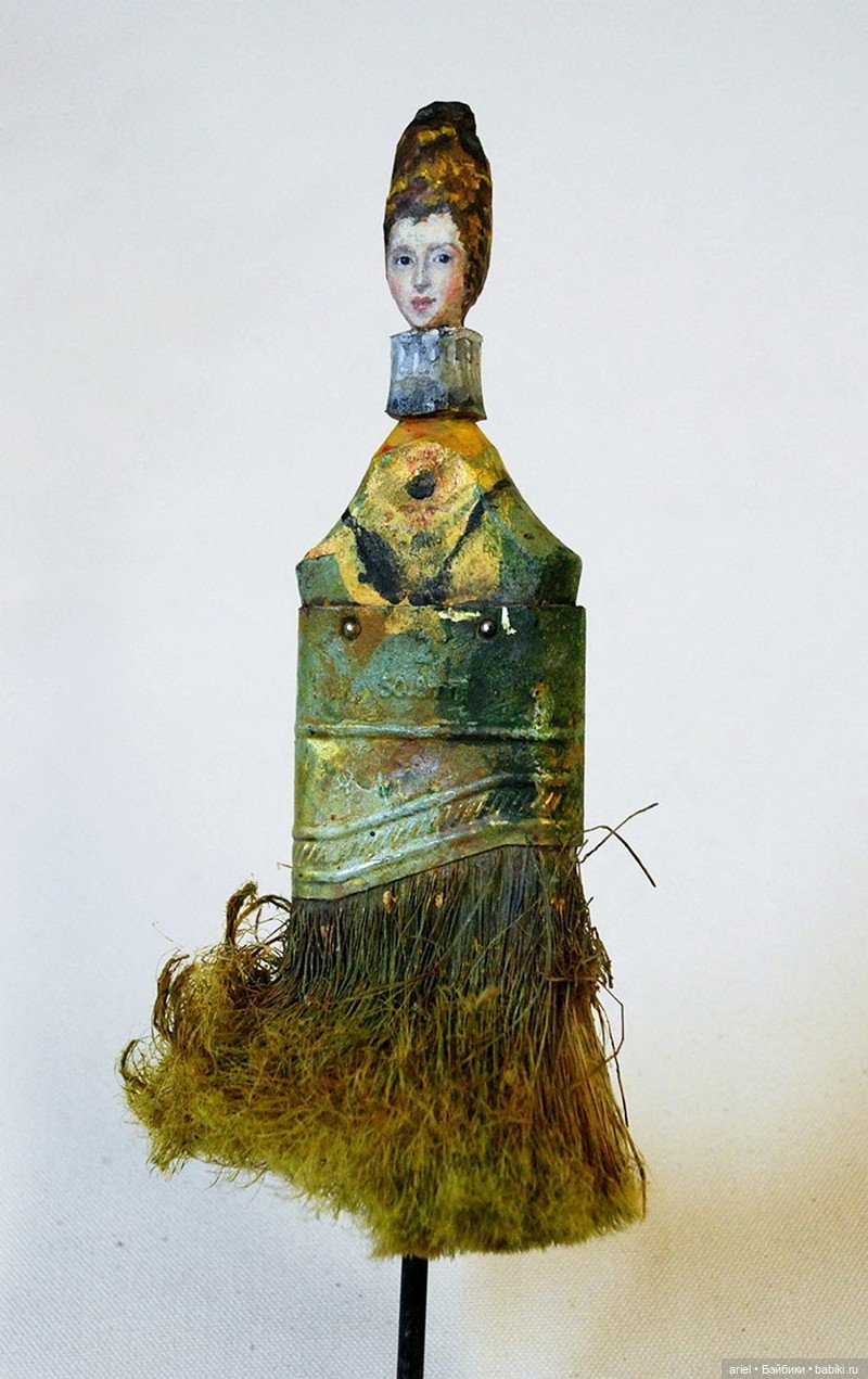Красивые фигурки из щеток от Ребекки Сцето (Rebecca Szeto) (фото 8)