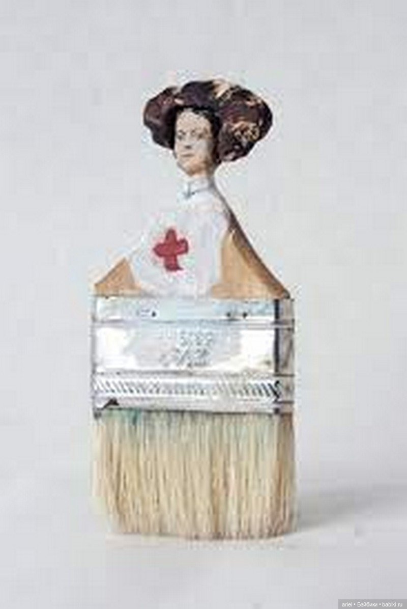 Красивые фигурки из щеток от Ребекки Сцето (Rebecca Szeto)