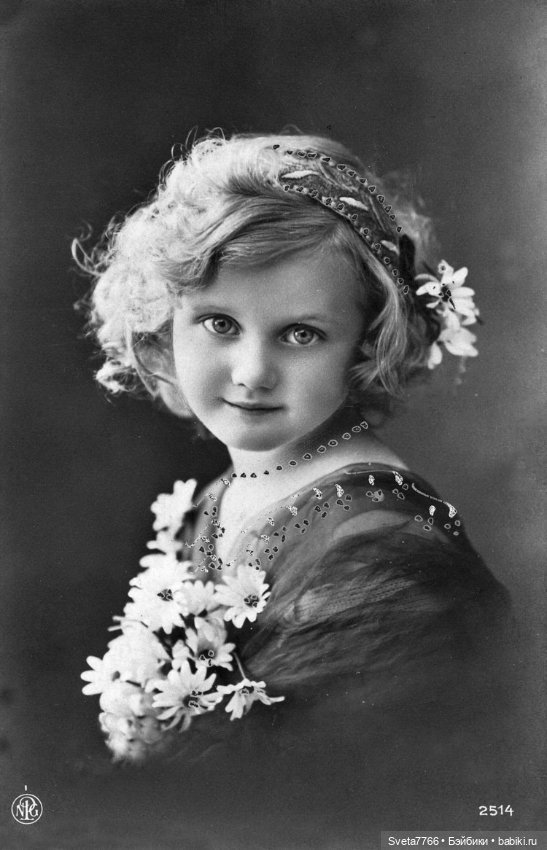 Очарование старинных фотографий. Часть 3. Маленькие принцессы (фото 2)