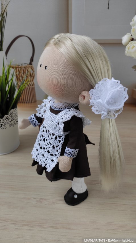 Первоклашка — Авторские текстильные куклы: Вальдорфские (фото 4)