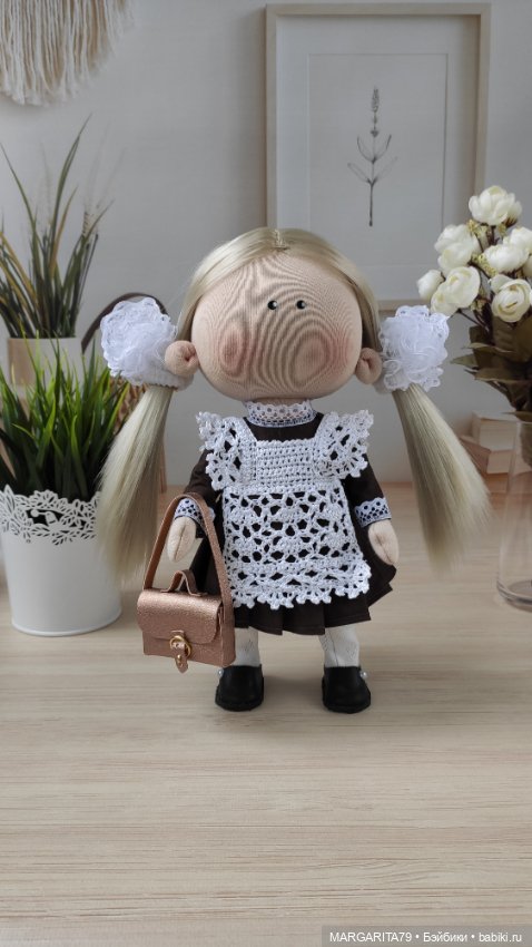 Первоклашка — Авторские текстильные куклы: Вальдорфские (фото 2)