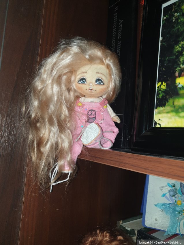 Крошка с ладошку 😊 — Текстильные игрушки и примитивы: кофейные