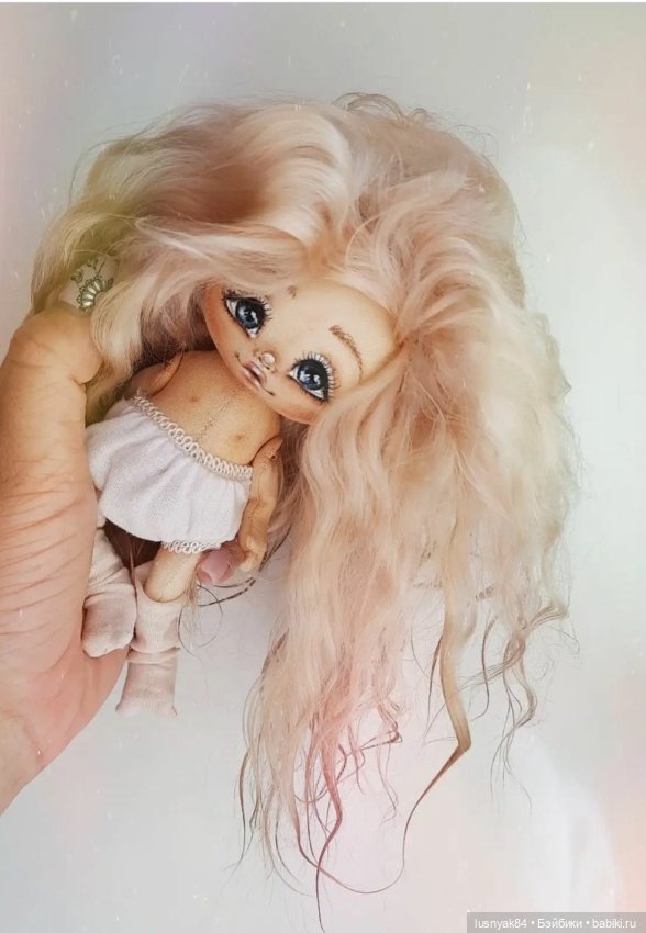 Крошка с ладошку 😊 — Текстильные игрушки и примитивы: кофейные (фото 3)