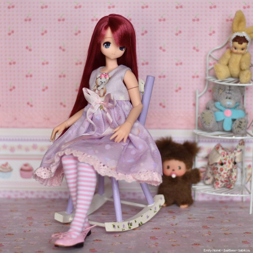 Нежно-зефирное платье — Аниме куклы (MJD/Винил): Imomo (фото 2)