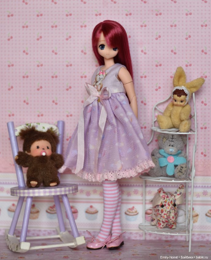 Нежно-зефирное платье — Аниме куклы (MJD/Винил): Imomo (фото 4)