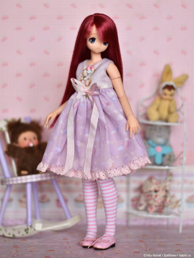 Нежно-зефирное платье — Аниме куклы (MJD/Винил): Imomo