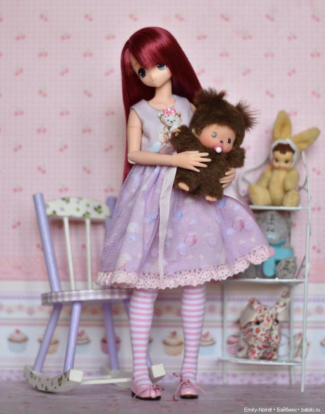 Нежно-зефирное платье — Аниме куклы (MJD/Винил): Imomo (фото 5)