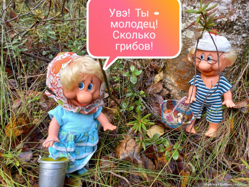 Весёлые картинки. В лес по грибы