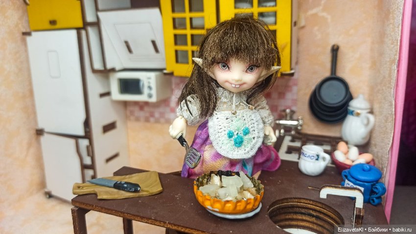 Жареная курочка с овощами. Realpuki. Вместе с Мышкой 2 (фото 7)