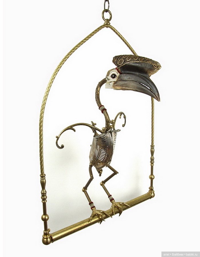 Скульптуры из старых вещей от автора Jessica Joslin (фото 4)