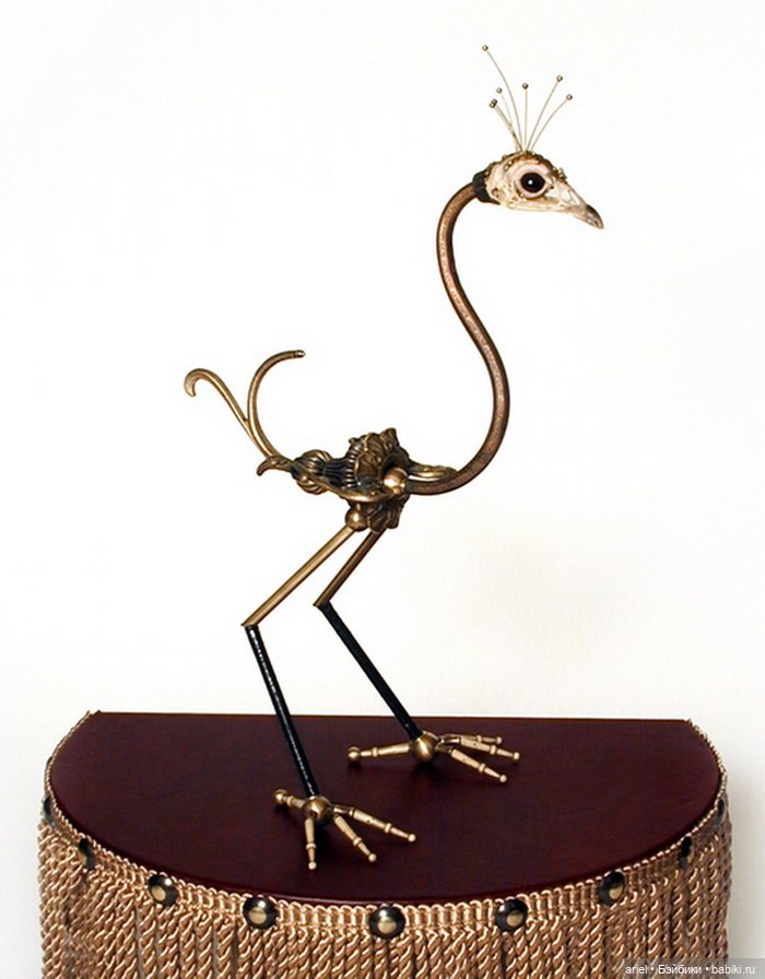 Скульптуры из старых вещей от автора Jessica Joslin