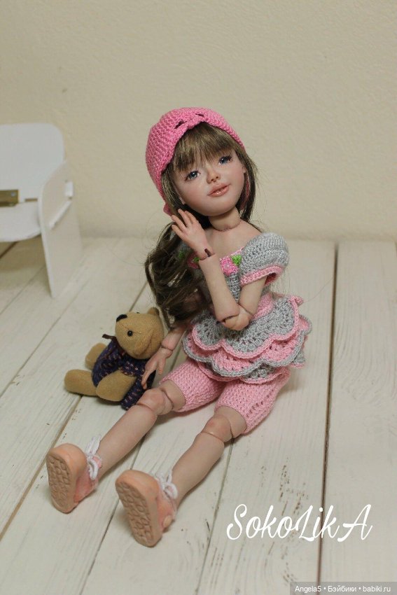 Алекса. Авторская шарнирная кукла. Часть 3