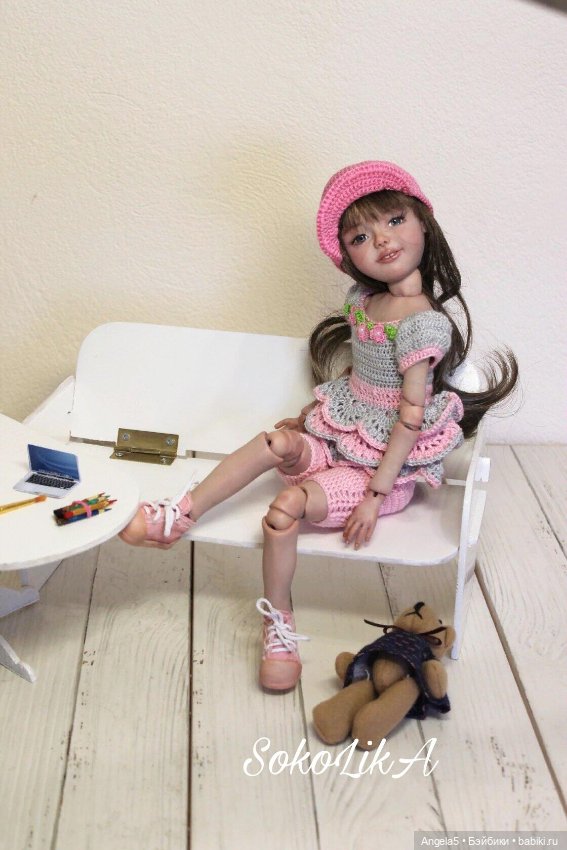 Алекса. Авторская шарнирная кукла. Часть 3 (фото 6)