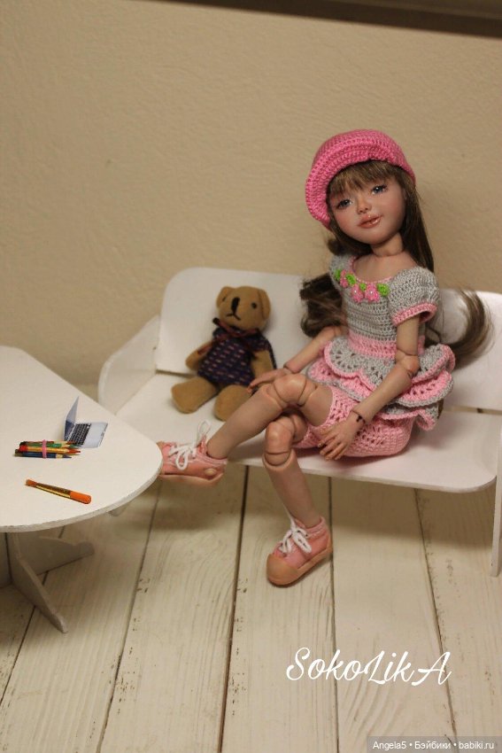 Алекса. Авторская шарнирная кукла. Часть 3 (фото 4)