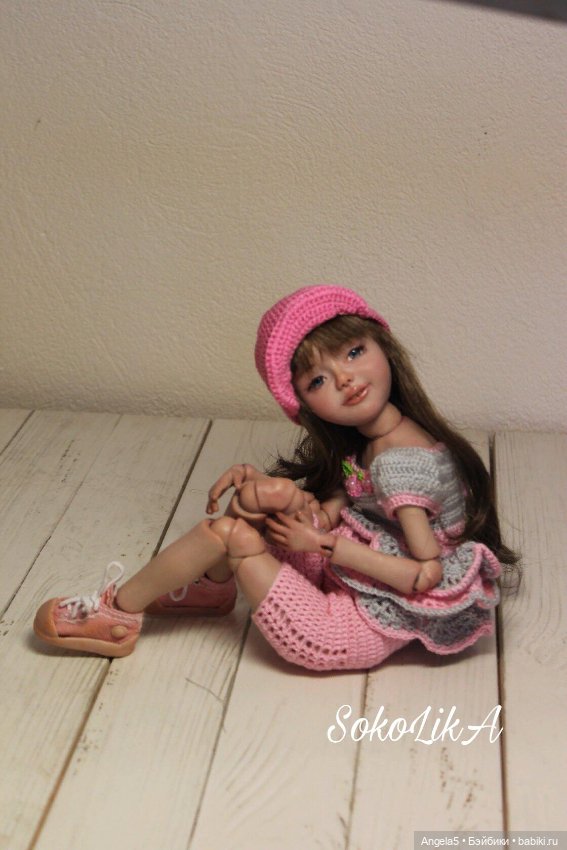 Алекса. Авторская шарнирная кукла. Часть 3