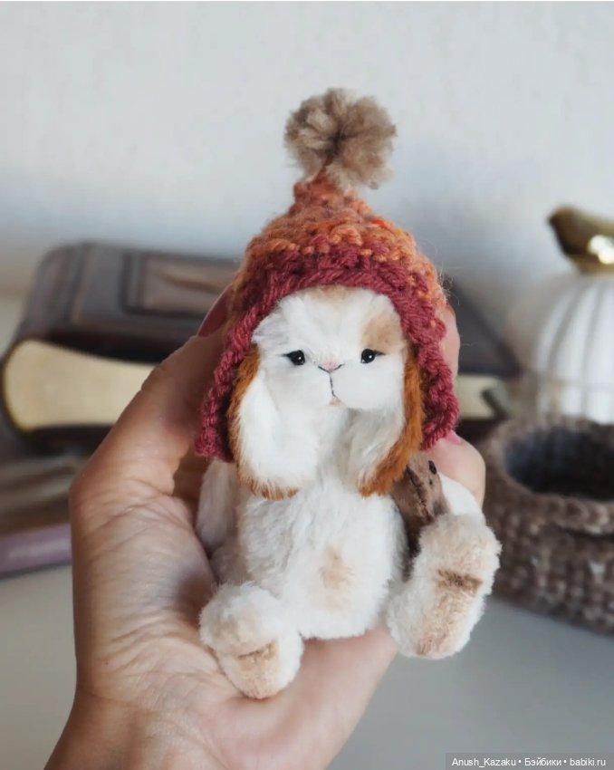 Осенний зайка — Авторские мишки Тедди и друзья: фото (фото 6)