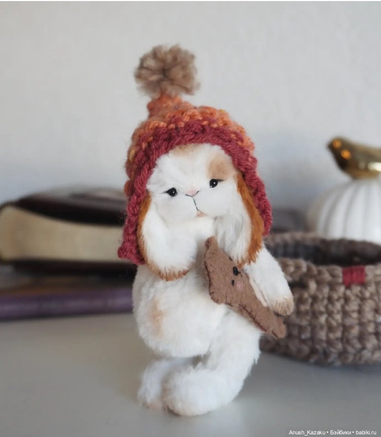 Осенний зайка — Авторские мишки Тедди и друзья: фото (фото 4)