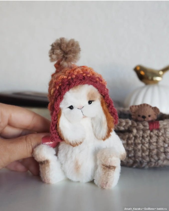 Осенний зайка — Авторские мишки Тедди и друзья: фото (фото 3)