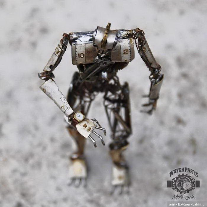 Скульптуры из старых часов от Dan Tanenbaum (фото 7)