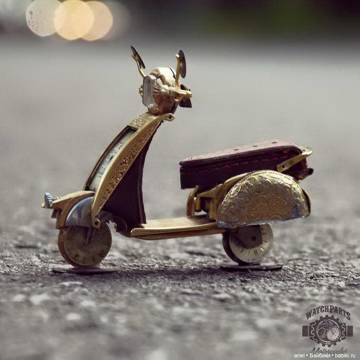 Скульптуры из старых часов от Dan Tanenbaum (фото 9)