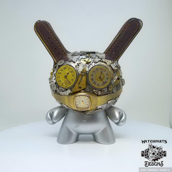 Скульптуры из старых часов от Dan Tanenbaum