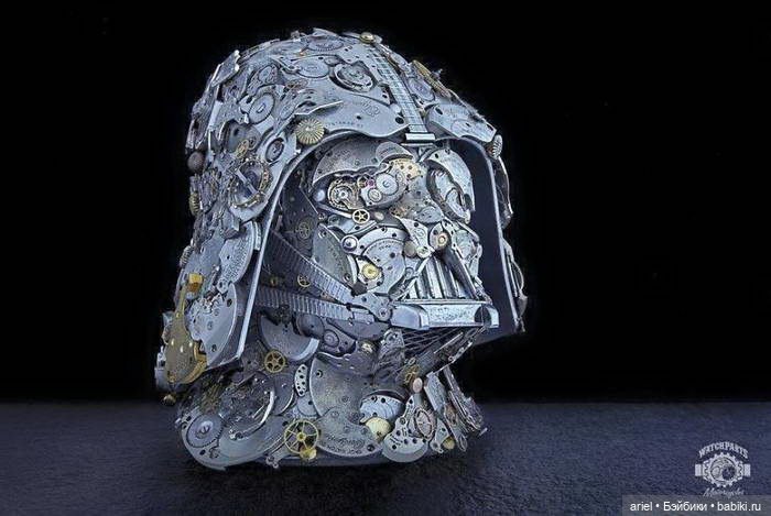 Скульптуры из старых часов от Dan Tanenbaum (фото 10)