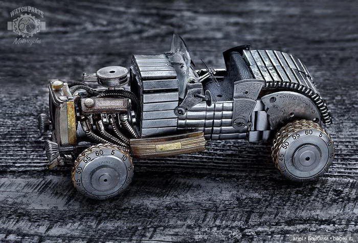 Скульптуры из старых часов от Dan Tanenbaum (фото 4)