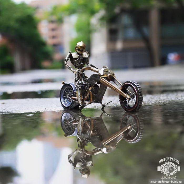 Скульптуры из старых часов от Dan Tanenbaum