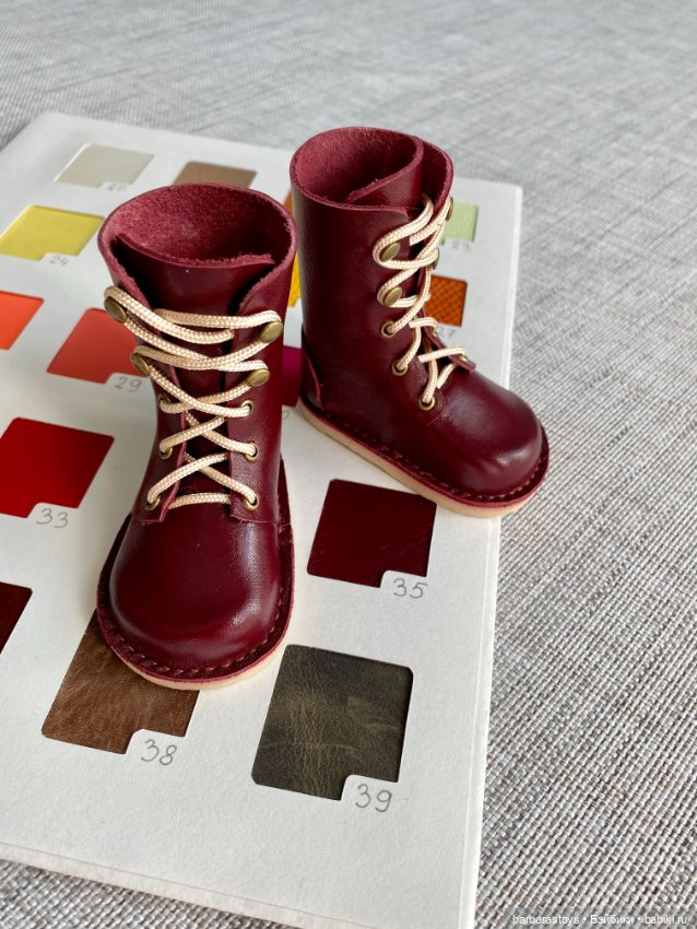 Обувные кукольные будни - кожаная палитра