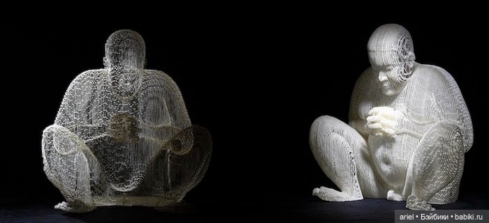 Особенные скульптуры Ho Yoon Shin