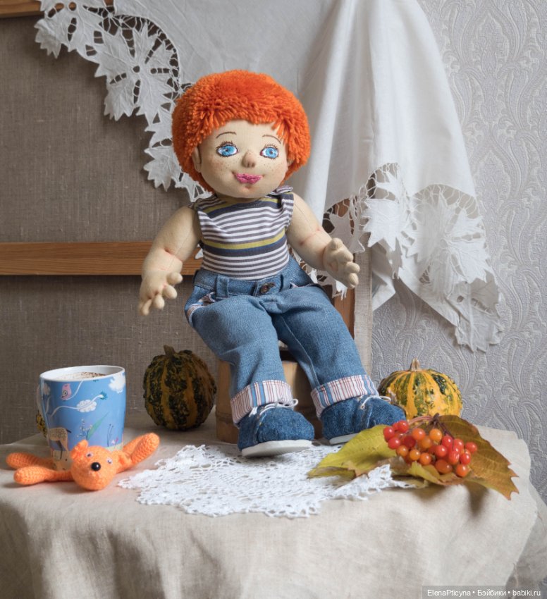 Авторские текстильные куклы: Вальдорфские (фото 4)