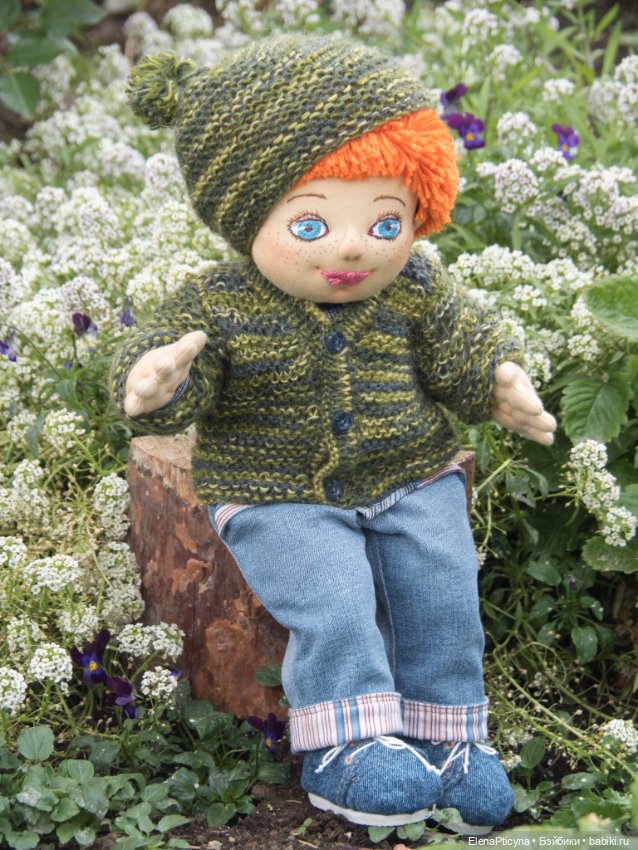 Авторские текстильные куклы: Вальдорфские (фото 8)