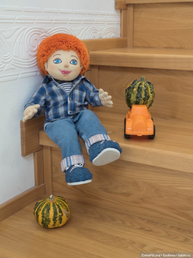 Авторские текстильные куклы: Вальдорфские (фото 6)