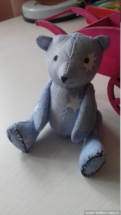 Мишка Тедди — Текстильные игрушки и примитивы: кофейные