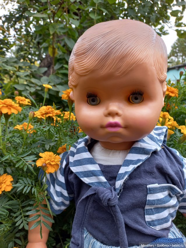 Прогулка в саду — Советские винтажные куклы (СССР): Ленигрушка (фото 3)
