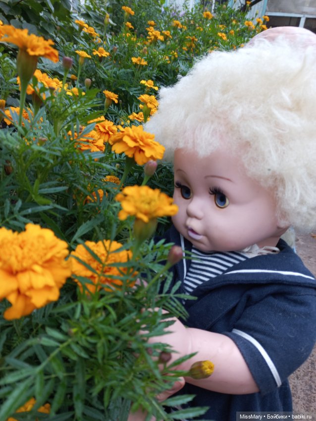 Прогулка в саду — Советские винтажные куклы (СССР): Ленигрушка (фото 2)