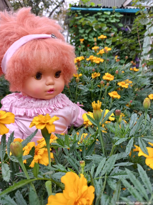 Прогулка в саду — Советские винтажные куклы (СССР): Ленигрушка