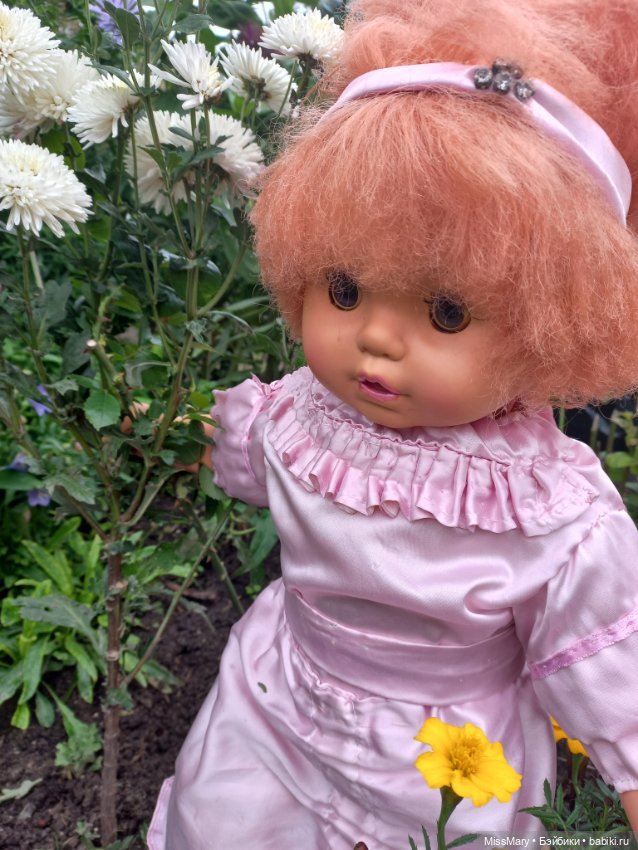 Прогулка в саду — Советские винтажные куклы (СССР): Ленигрушка