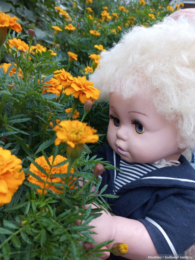 Прогулка в саду — Советские винтажные куклы (СССР): Ленигрушка (фото 9)