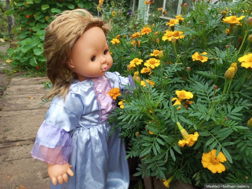 Прогулка в саду — Советские винтажные куклы (СССР): Ленигрушка