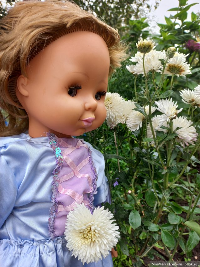 Прогулка в саду — Советские винтажные куклы (СССР): Ленигрушка