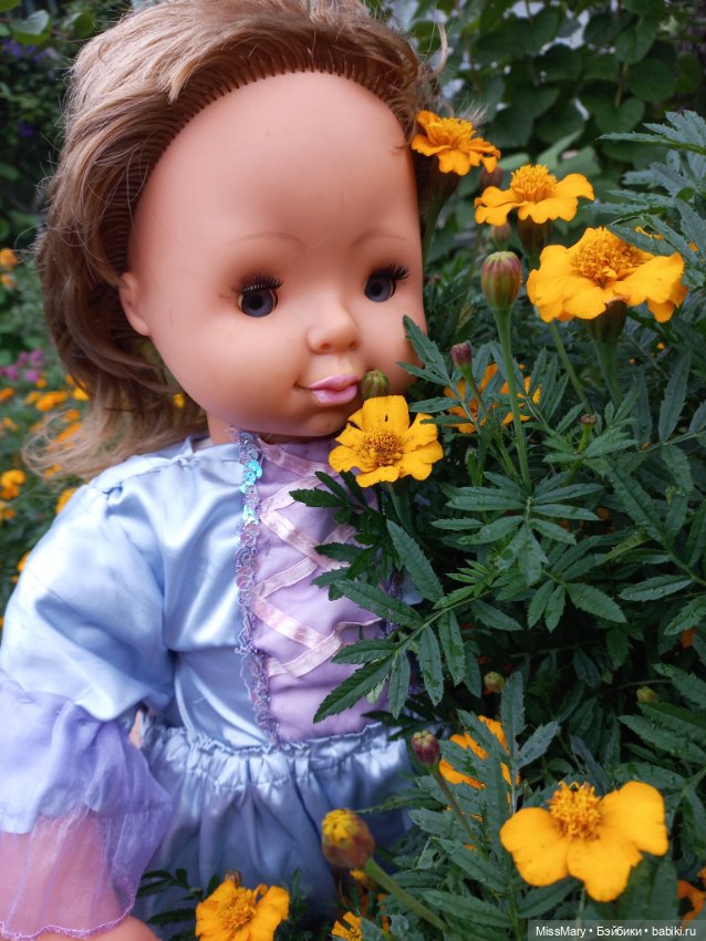 Прогулка в саду — Советские винтажные куклы (СССР): Ленигрушка