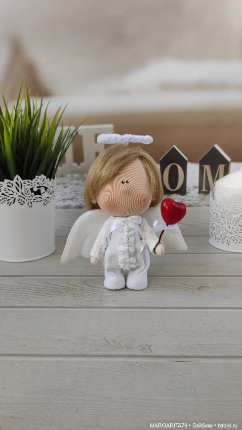 Ангелочек — Авторские миниатюрные куклы: лепка