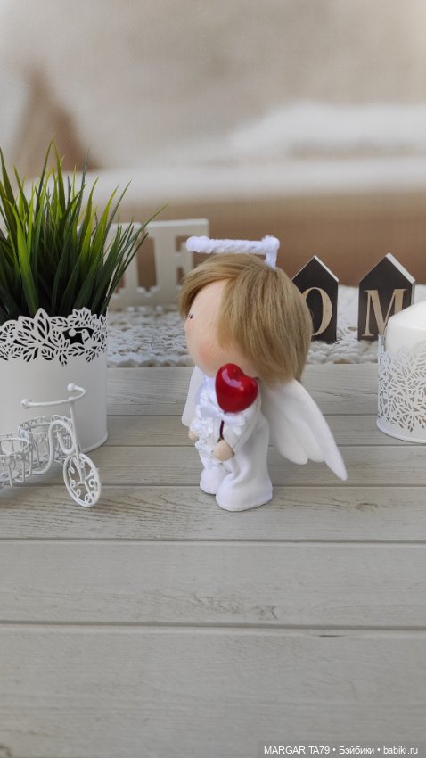 Ангелочек — Авторские миниатюрные куклы: лепка (фото 3)
