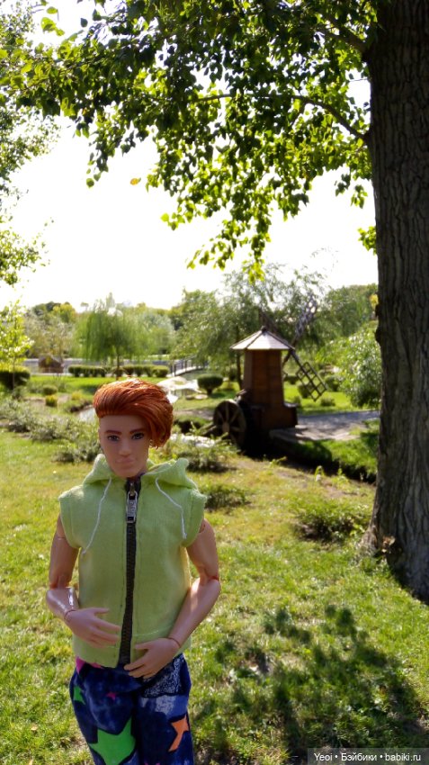 Фото (рыжего) Кена Тейта 1959, Маттел в парке